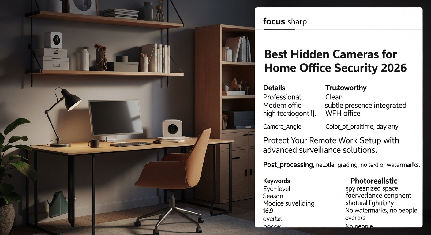Best Hidden Cameras for Home Office Security 2026
